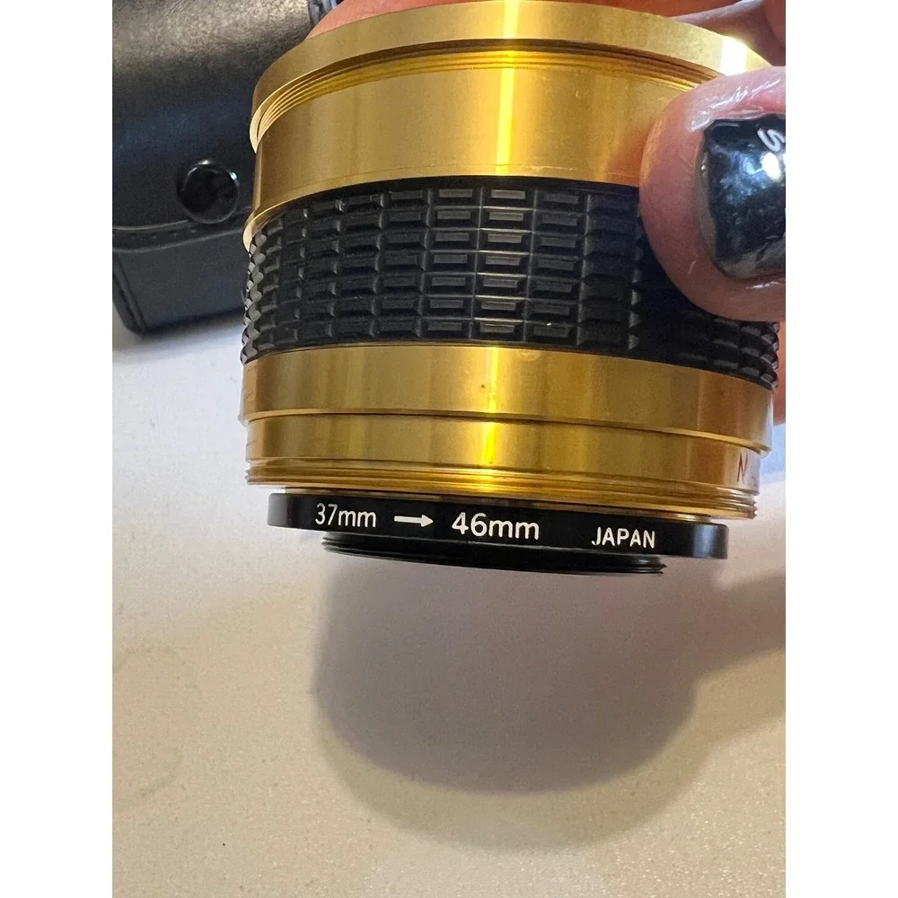Gold Line 0.42x Super Wide Macro Lens Japan w/ 37–46mm Adapter & Tamrac 515 Case